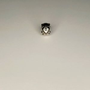 Authentic Pandora Charm, 5 Hearts - Sterling Silver, Used